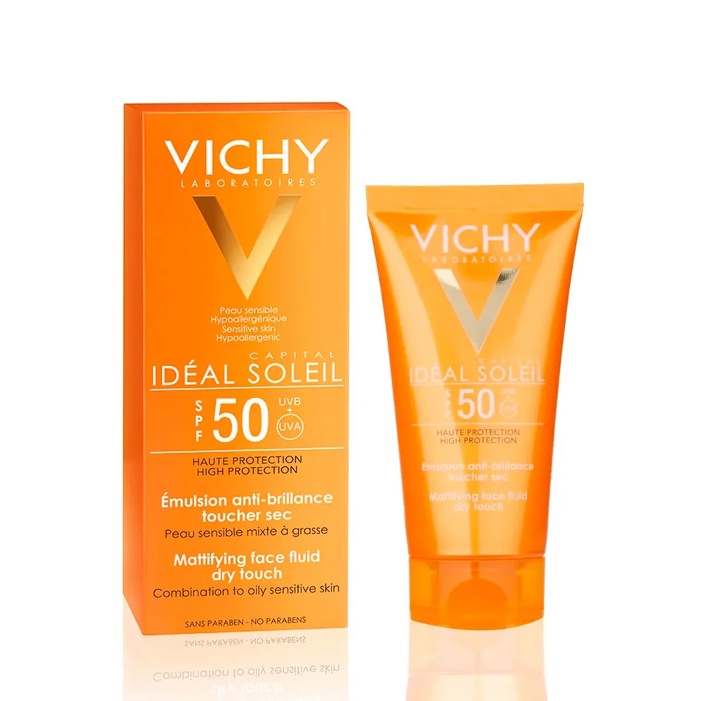 Ideal Soleil Crema FPS50 Rostro T-Seco
