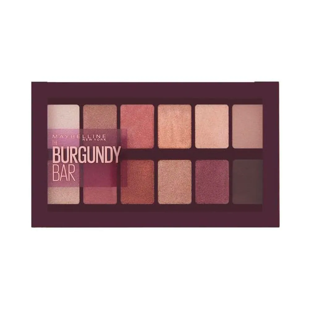 Mb Burgundy Bar Palette Sombras Nu 04