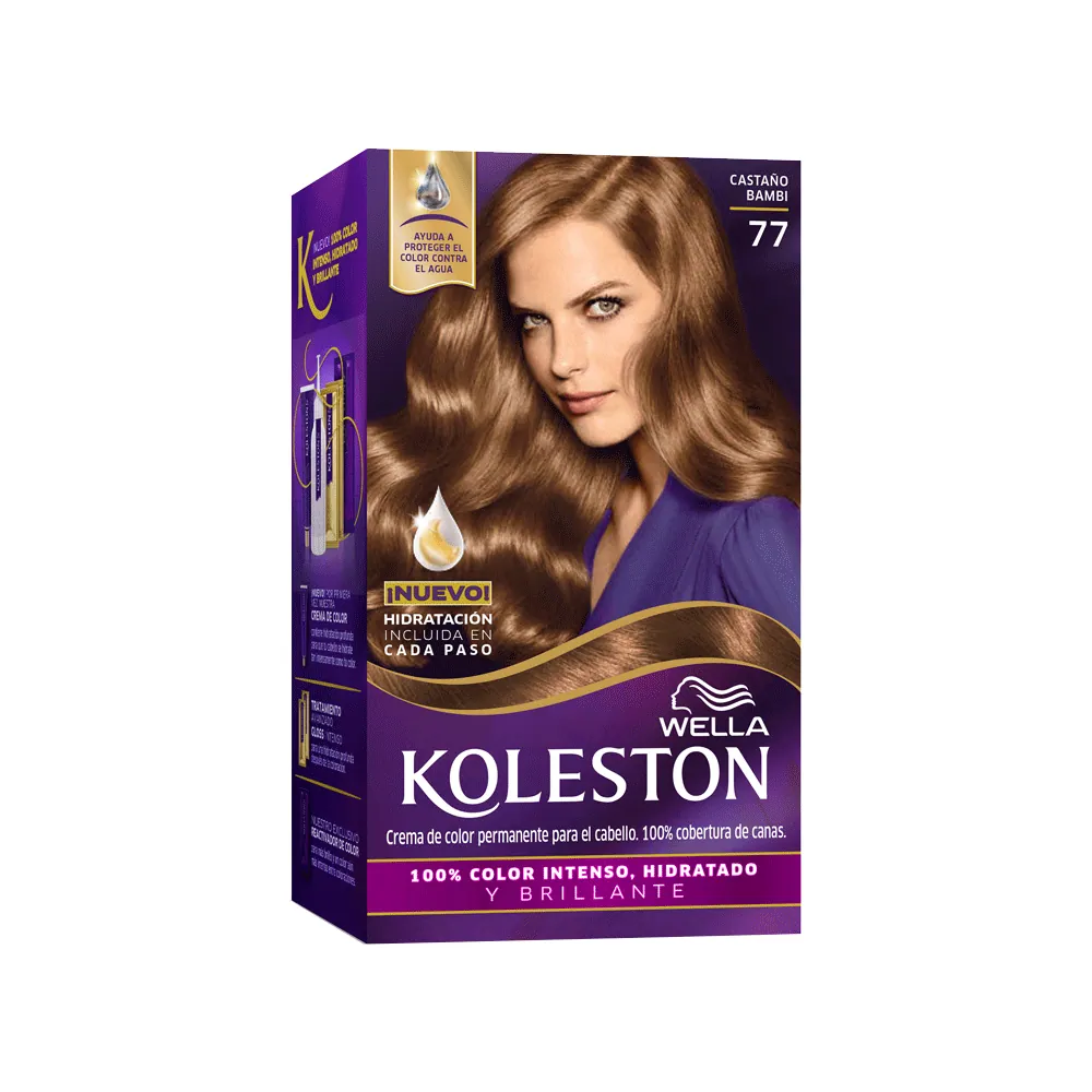 Koleston Tintura Kit N 77 Castaño Bambi