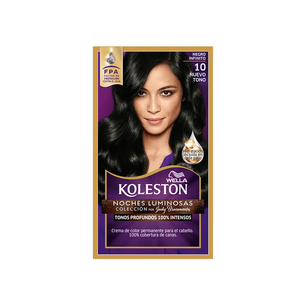 Koleston Tintura Kit N 10 Negro Infinito