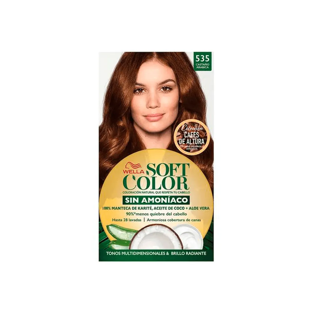 Soft Color Kit Colorac N 535 Castaño Arabica