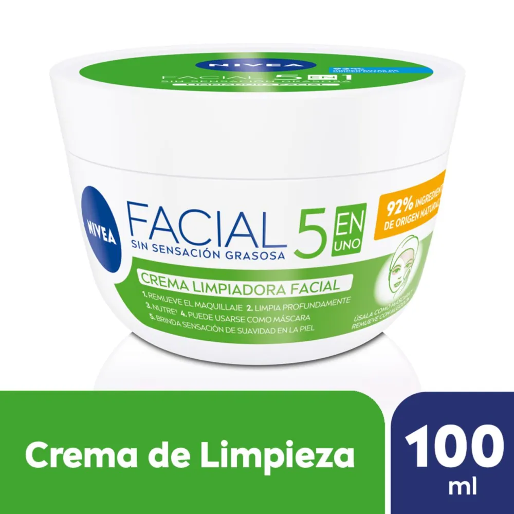 Nivea Crema Facial Limp Cuidado 5 en 1