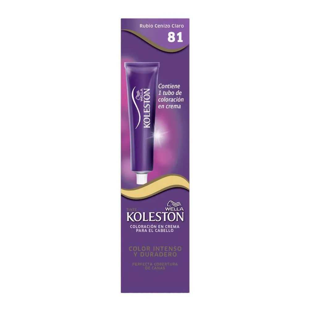 Koleston Tintura Crema N 81 Sing Nuev Rubio Cen Clar