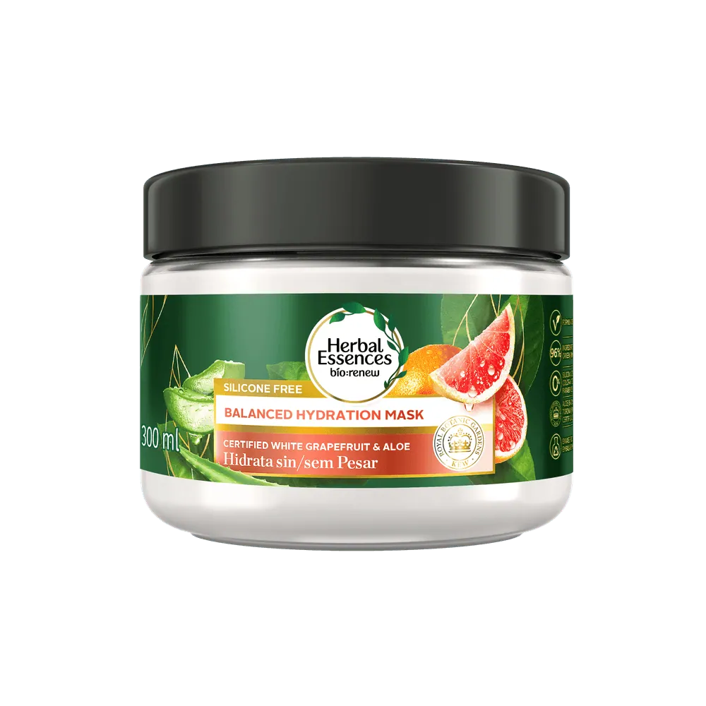 Herbal Ess Bio Renew It Wh Grapefruit Máscara