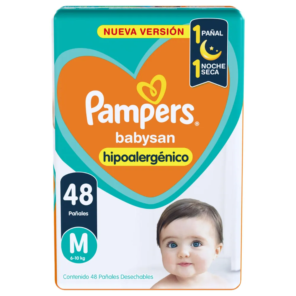 Pampers Pañal Babysan M