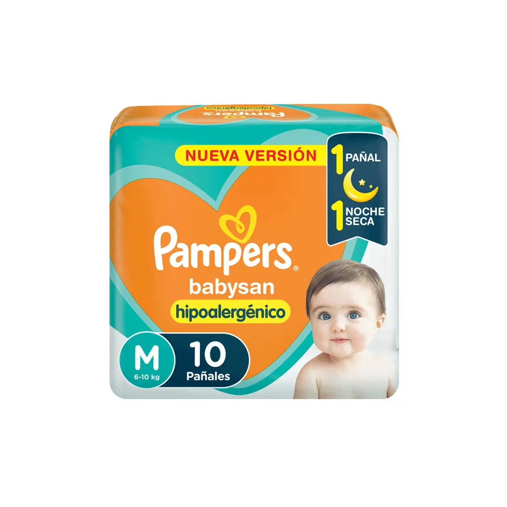 Pampers Pañal Babysan M