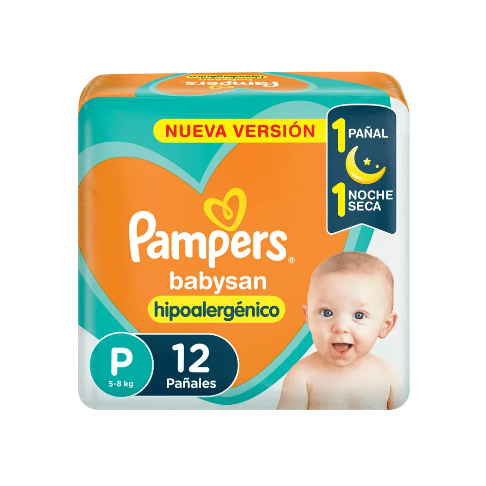 Pampers Pañal Babysan Hipoal P