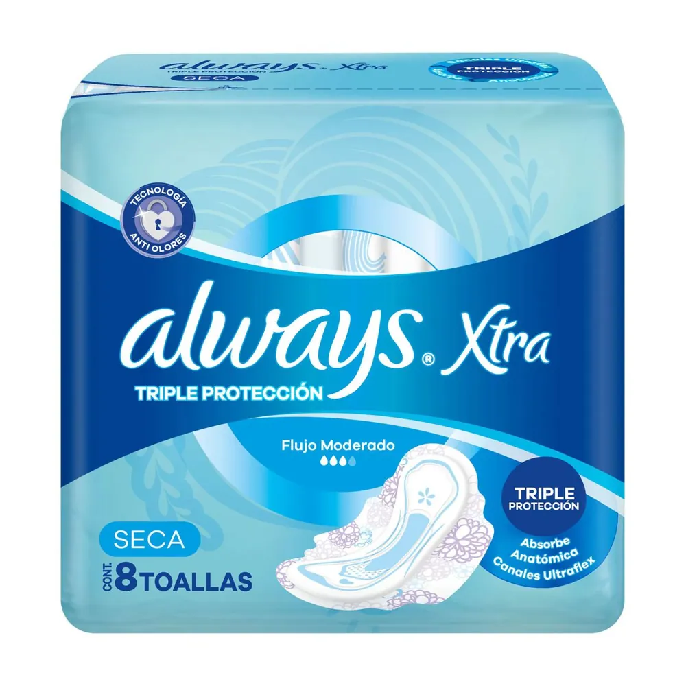 Always Xtra Tripl Prot Seca Toal