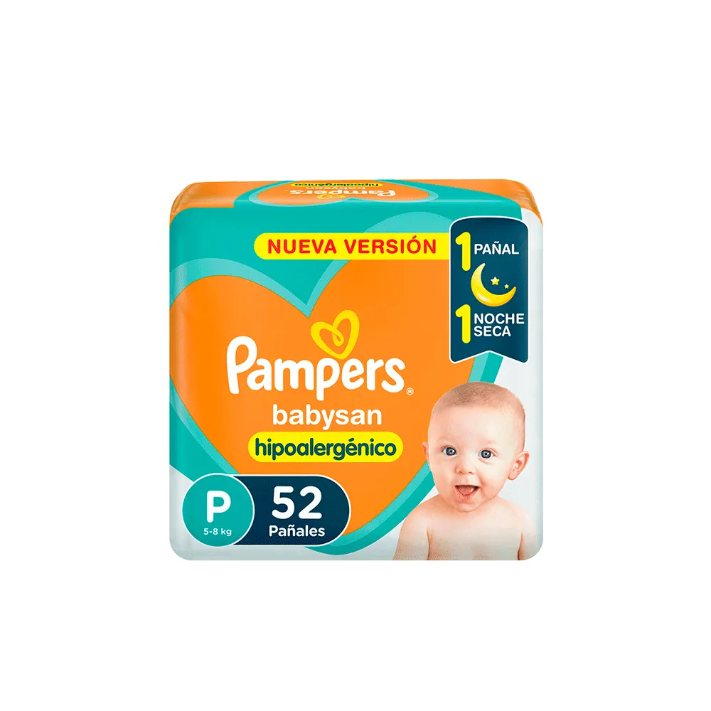 Pampers Babysan Hipoalerg Pañal P