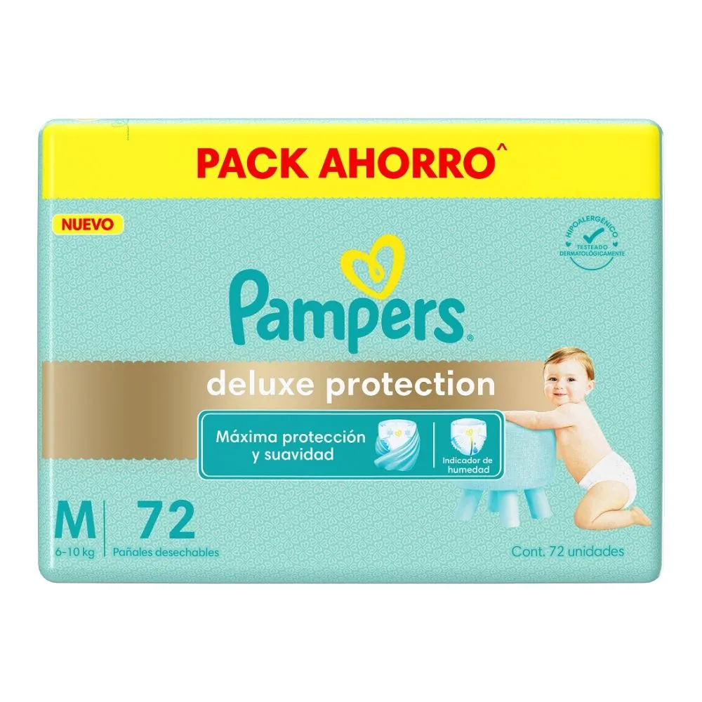 Pampers Deluxe Proteccion Pañal M
