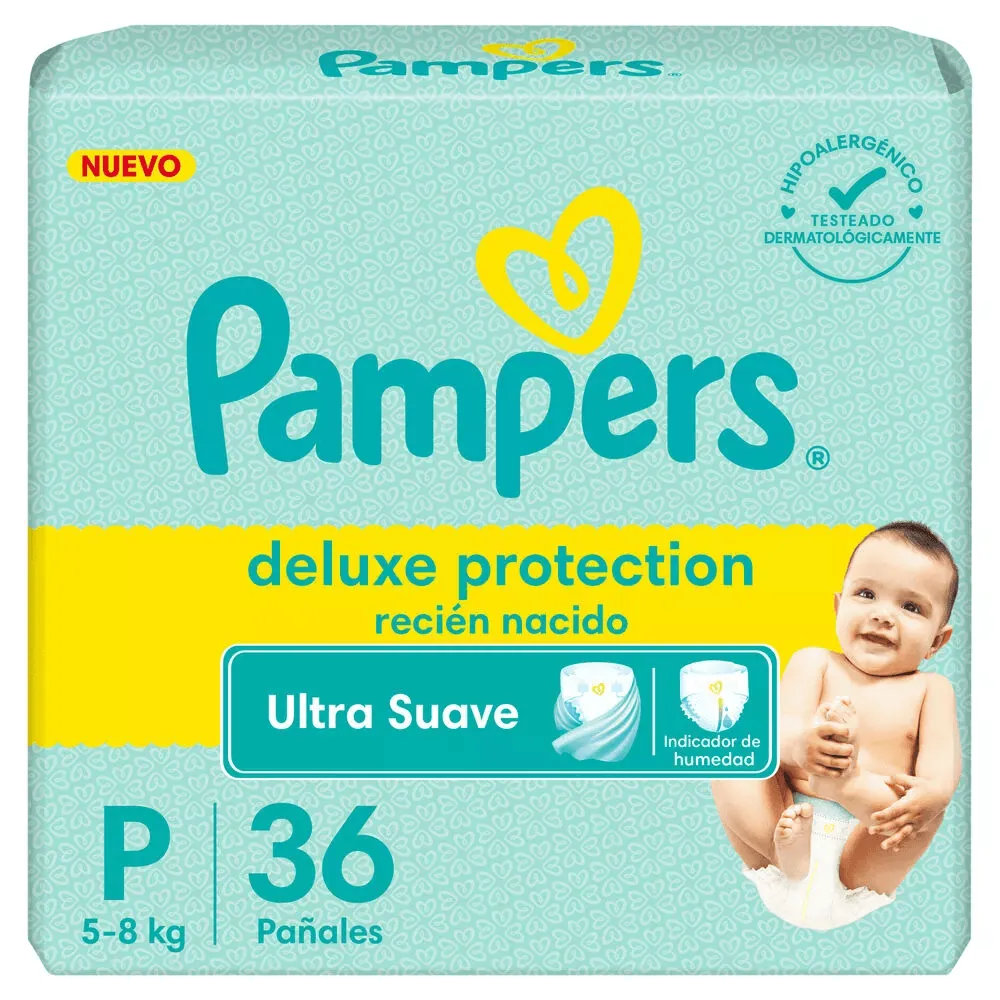 Pampers Deluxe Proteccion Pañal P
