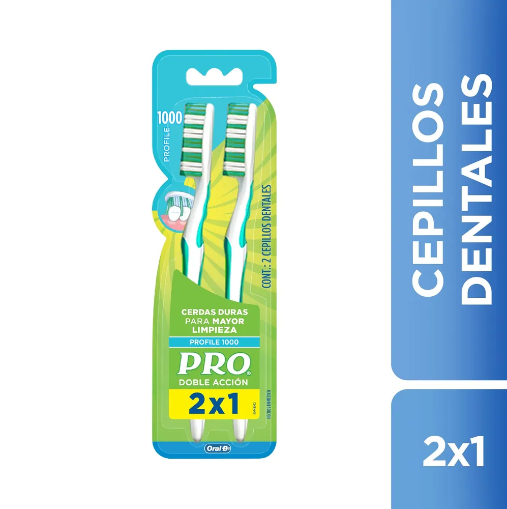Pro Cepillo Doble Accion Profile 1000