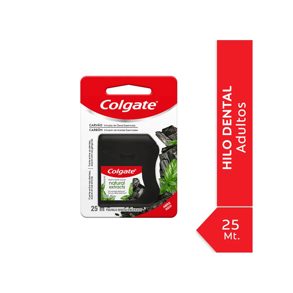 Colgate Hilo Dental Natural Carbon 25MTS