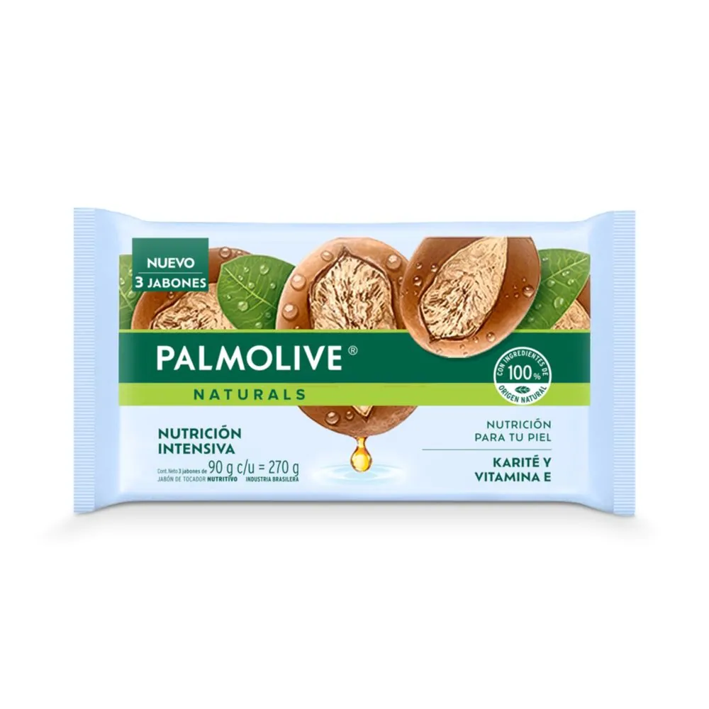 Palmolive Jabón Naturals Karite X3