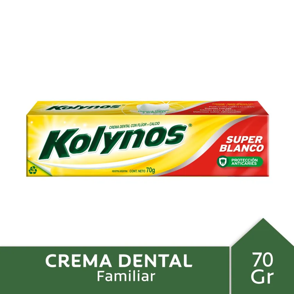 Kolynos Crema Dental Super Blanco