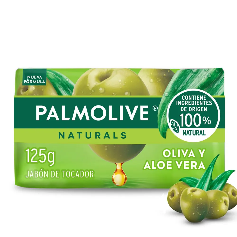 Palmolive Jabón Naturals Olive y Aloe Vera