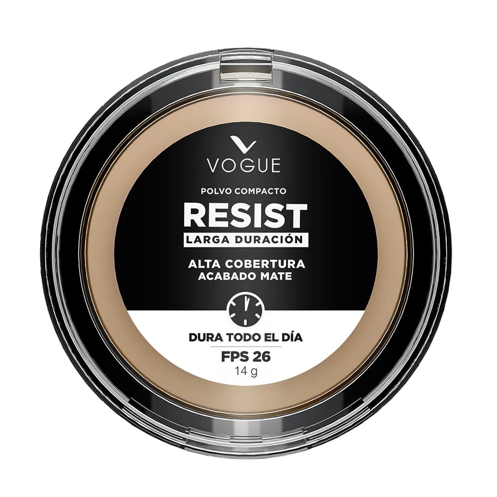 Vogue Polvo Compacto Resist Natural