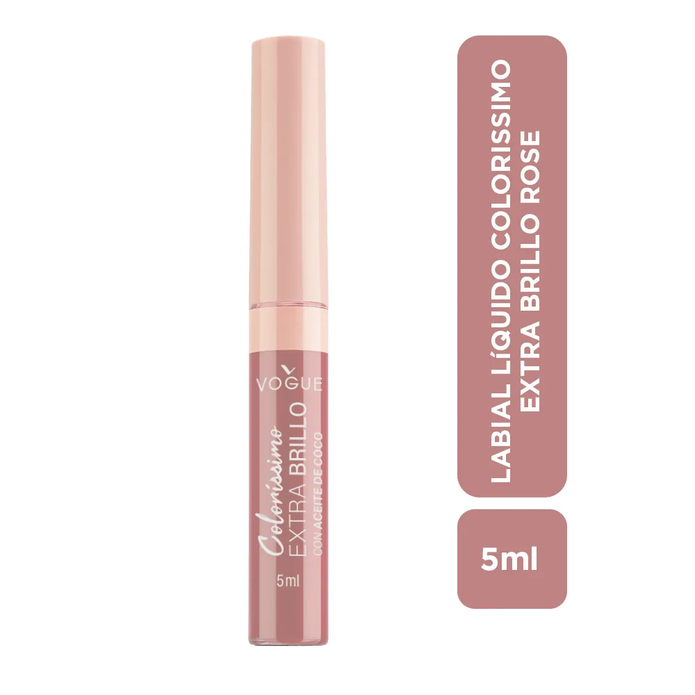 Vogue Labial Líquido Colorissimo Ex Br Rose