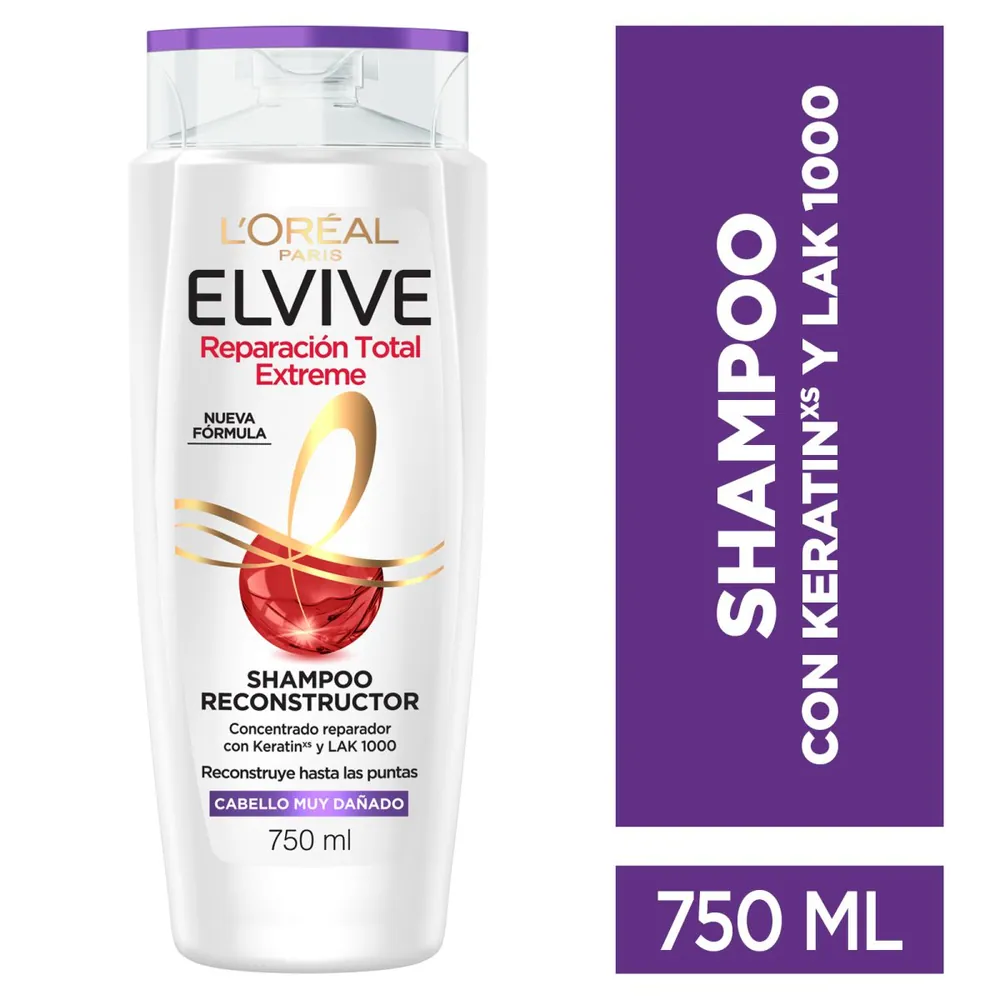Elvive Rep Total Extreme Shampoo X 750 Ml(New)