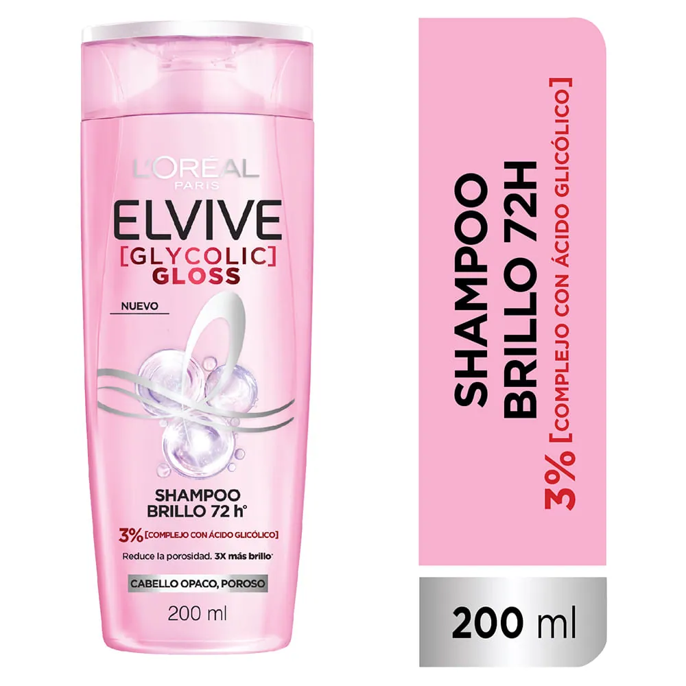 Elvive Glico Gloss Brillo Shampoo