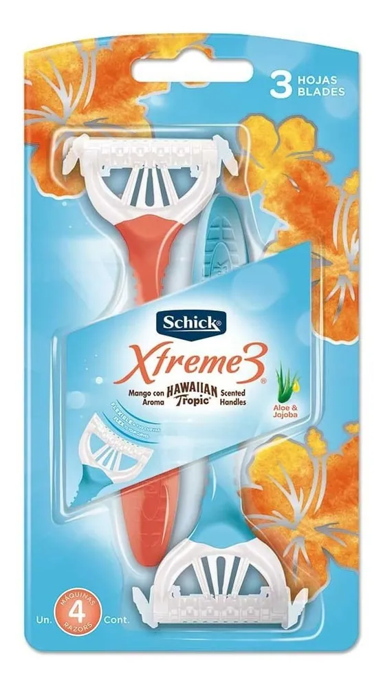 Schick Xtreme3 P/Delicada X4 Ht