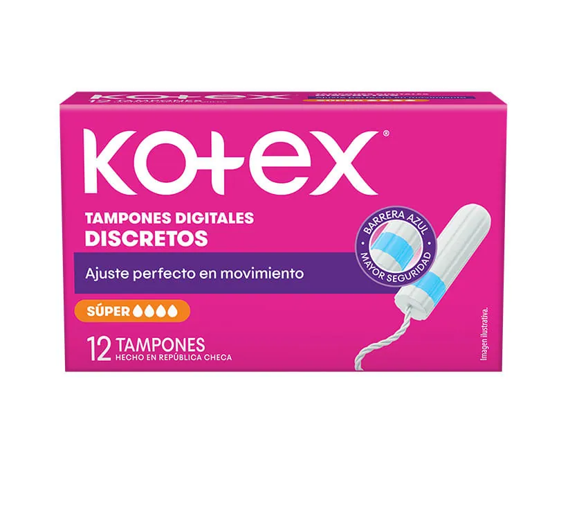 Kotex Tampones Digitales Super