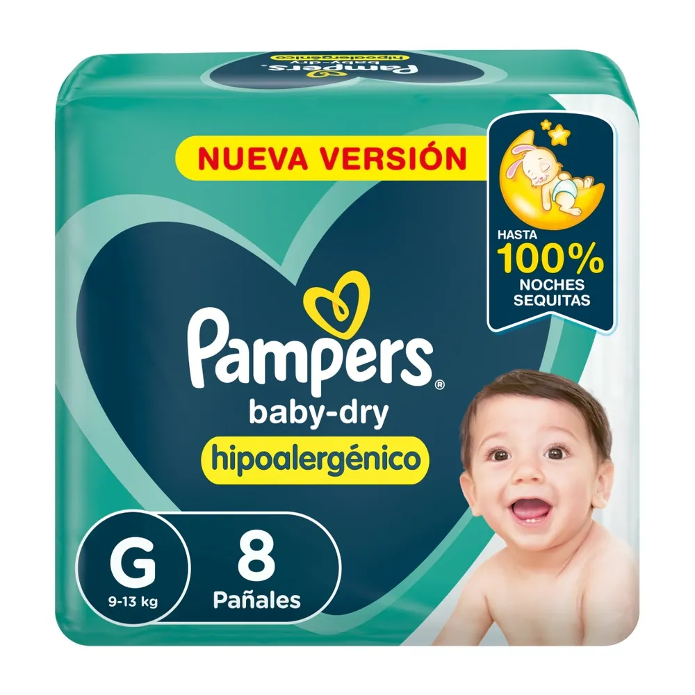 Pampers Baby Dry Pañal G