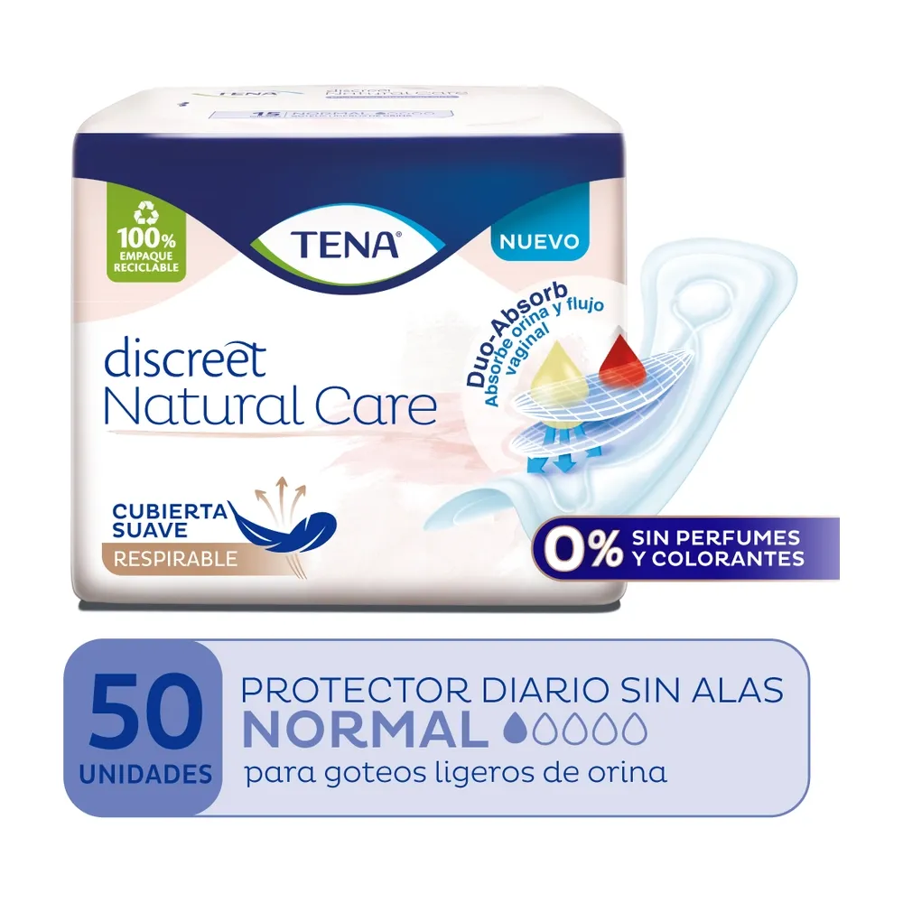 Tena Prot Dia S/A Discreet Nat Care
