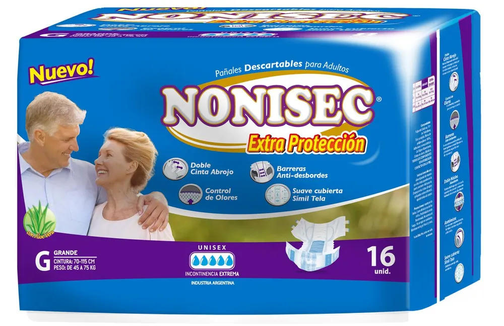 Nonisec Pañal Adulto Extra Protec Gd