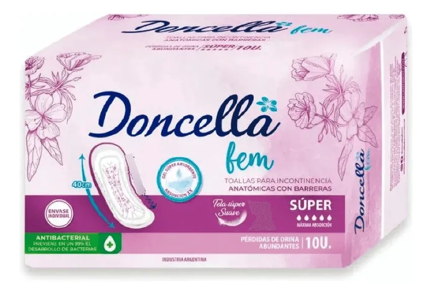 Doncella Toal Fem Antibacterial Super