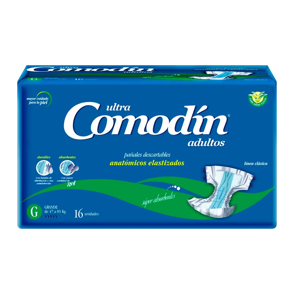 Comodin Pañal Anatomico Grande X 16 Pack