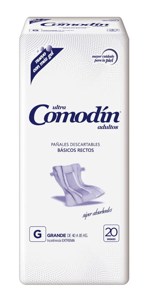 Comodin Pañal Recto Basico Grande