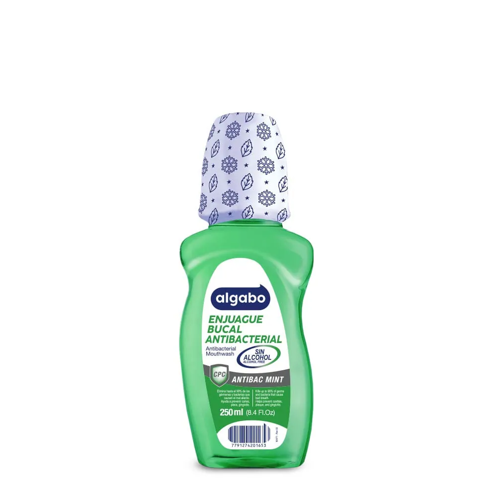 Algabo Enj Bucal Antibacterial S/Alcohol Mint