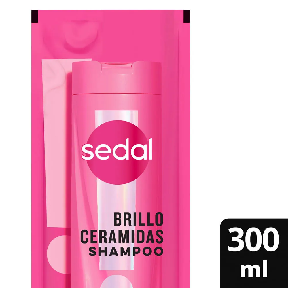 Sedal Brillo Ceramidas Pouch Shampoo
