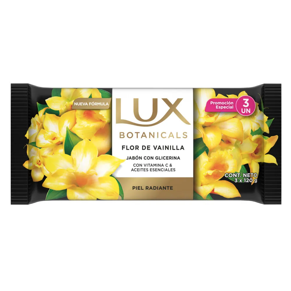 Lux Botani Flor de Vainilla Jabón X3