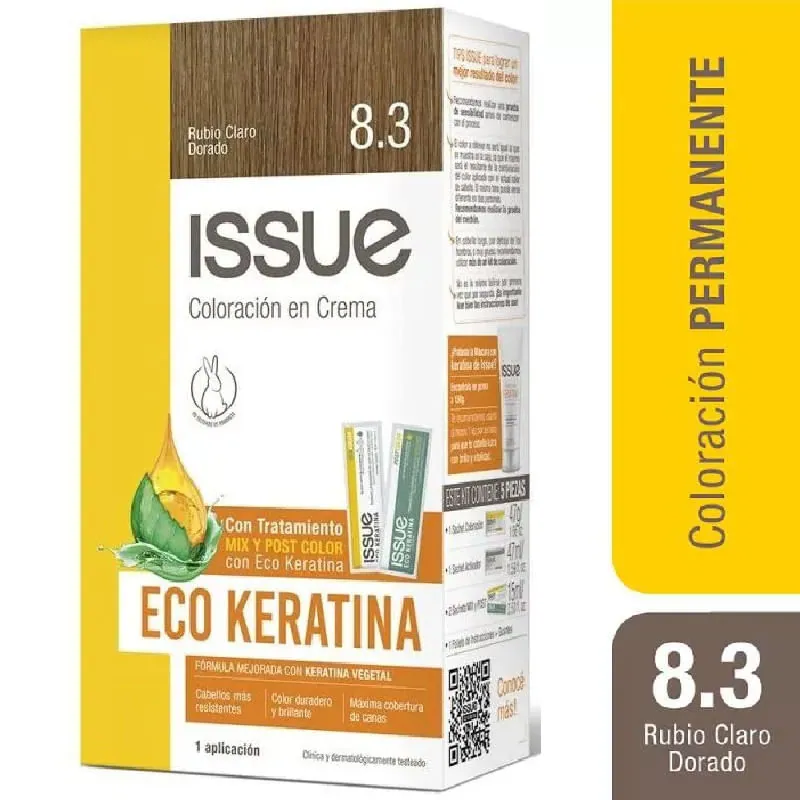 Issue Kit Keratina 8/3 Rubio/Cla/Do