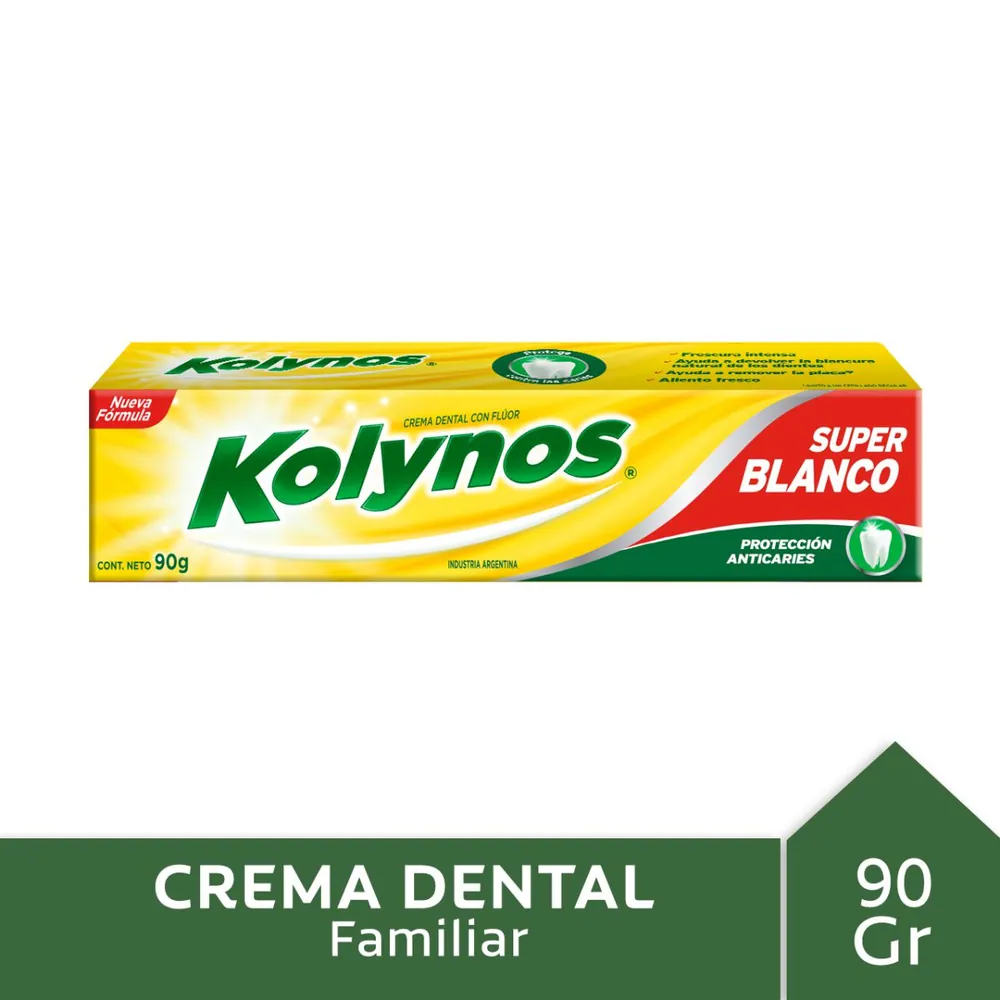 Kolynos Crema Dental Super Blanco