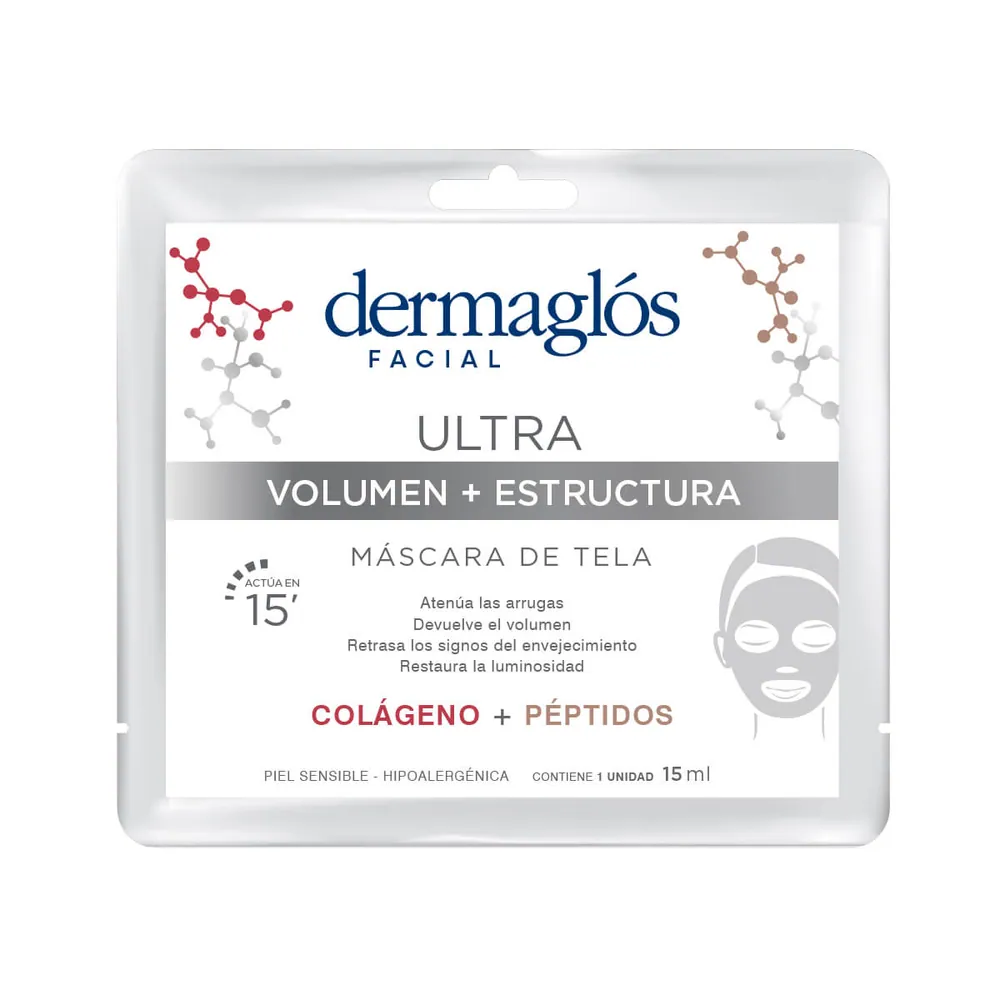 Dermaglos Facial Máscara Ult Vol+Est