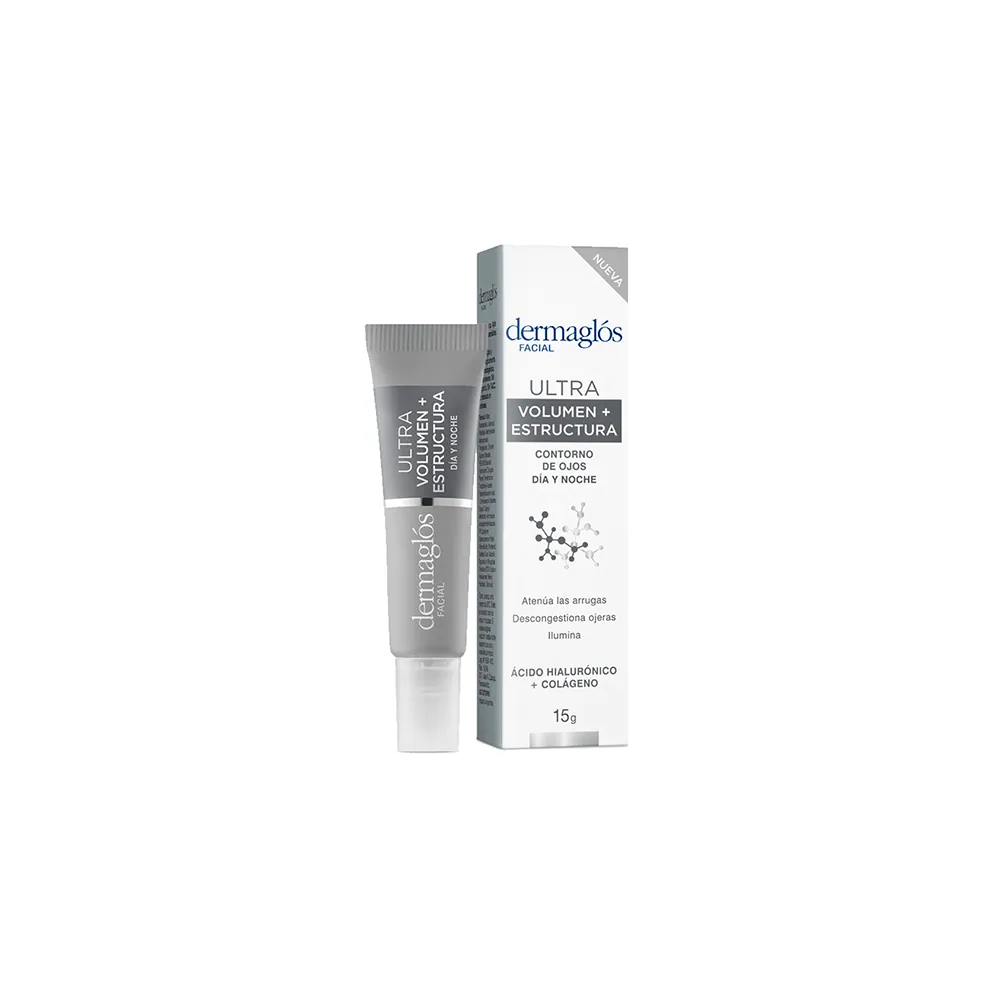 Dermaglos Facial Ultra Vol/Est Cont Ojo Crema