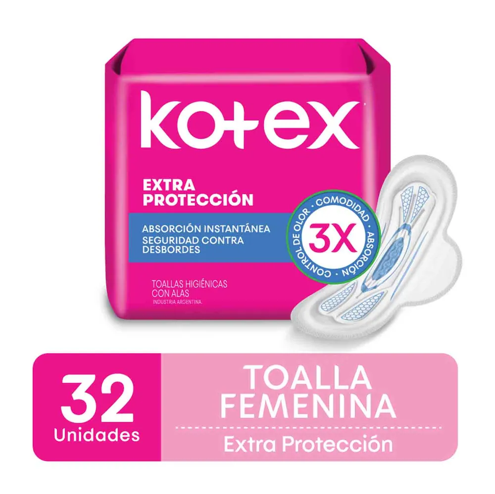 Kotex Toalla Femenina Normal C/A