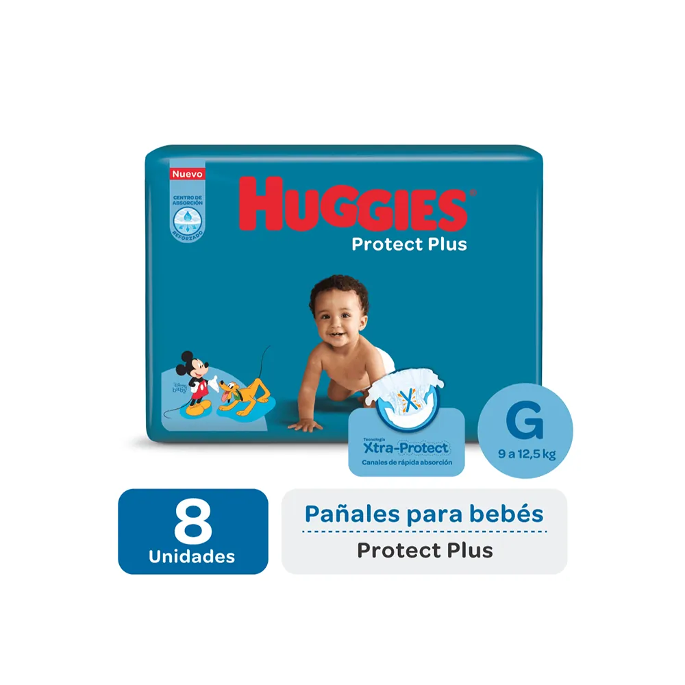 Huggies Pañal Protect Plus G