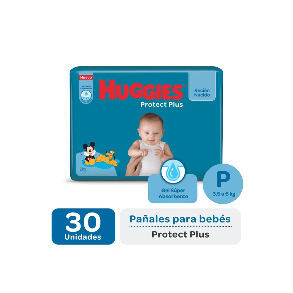 Huggies Pañal Protect Plus P X30(Nuevo)