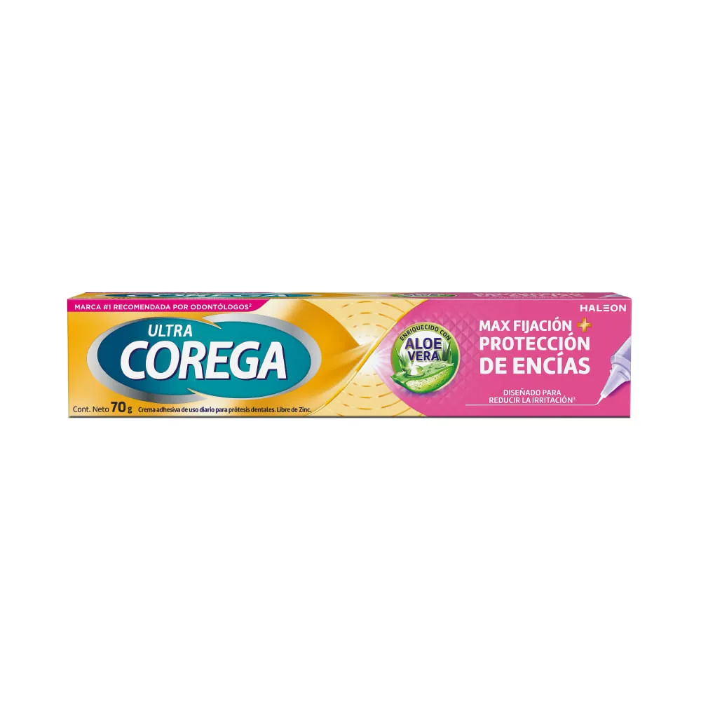 Ultra Corega Crema Max Fijacion Protecion Encias