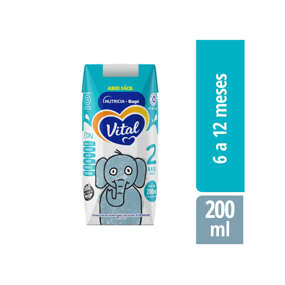 Vital Infantil 2 Brik Líquido
