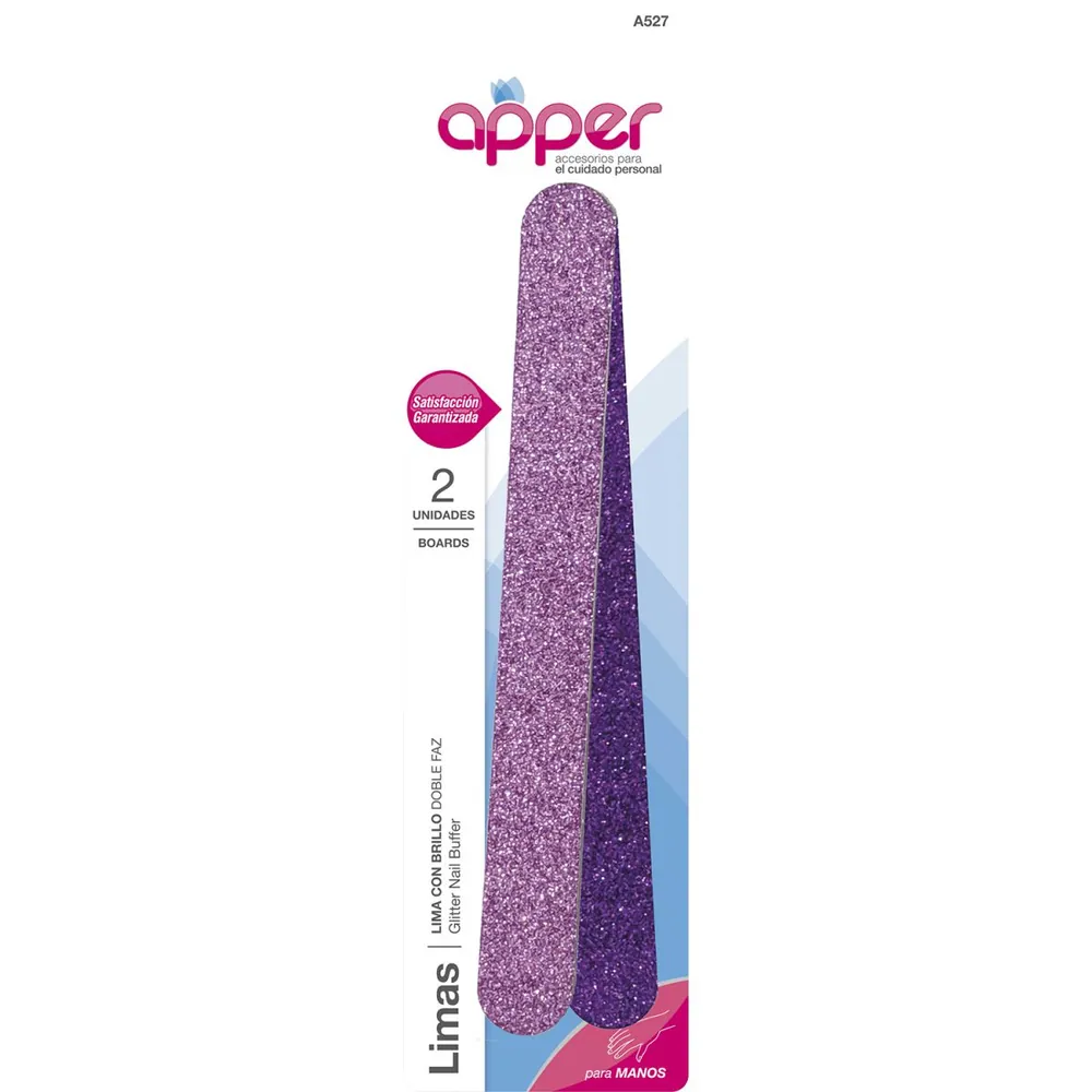 Apper Lima con Brillo Doble Faz