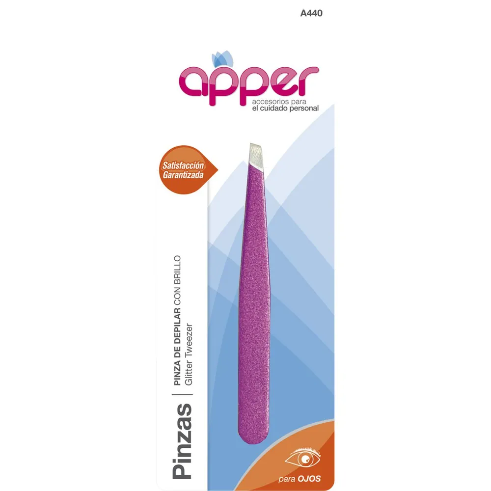 Apper Pinza de Depilar con Brillo