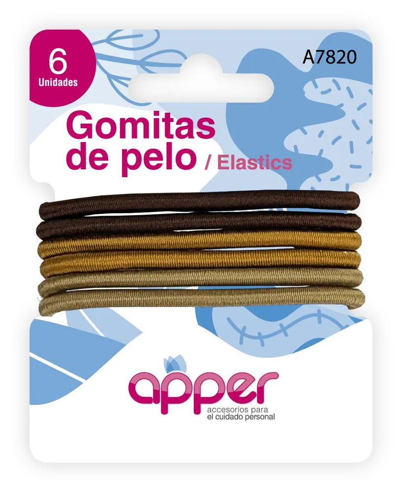 Apper Gomitas Pelo Marrones (7820)