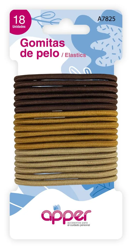 Apper Gomitas Pelo Marrones (7825)