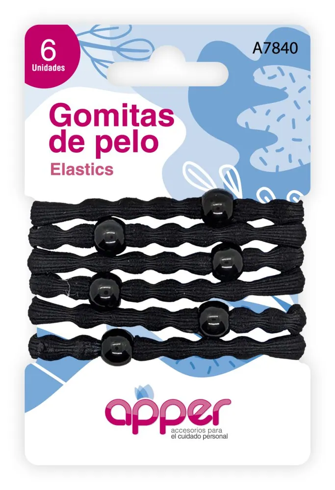 Apper Gomitas Pelo Negras Ref (7840)