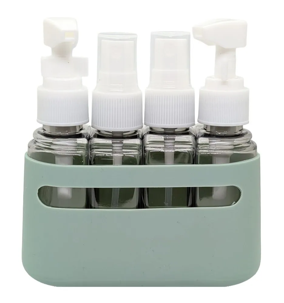 Apper Set de Frascos de Viaje X 4 con Estuche (A9701)